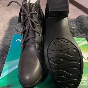 Easy Street Dark Gray Ankle Booties